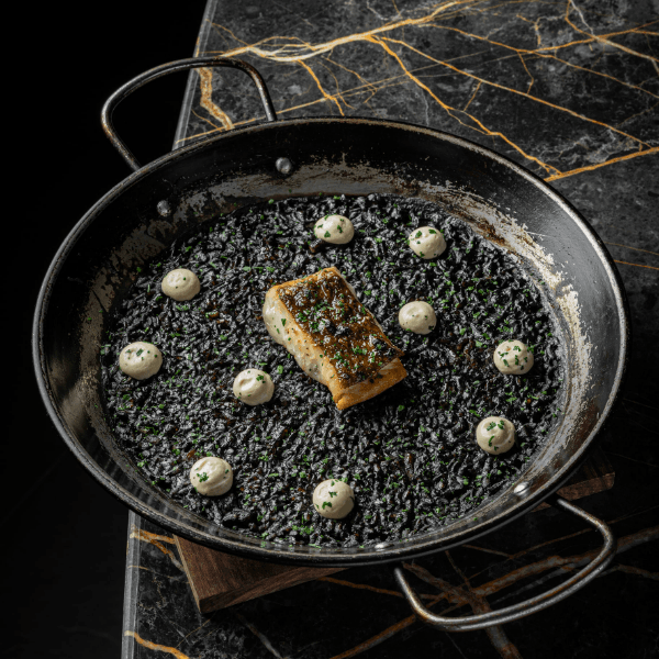 “FUEGO” Paella (Me Kajiki Squid Ink)