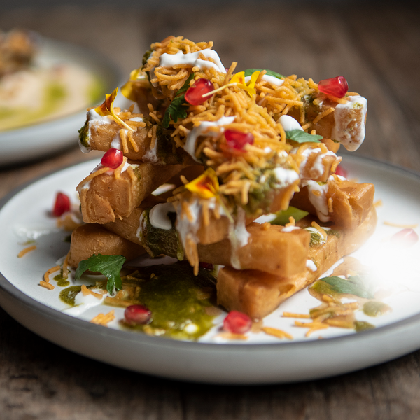 Papdi Chaat Chickpea Fries