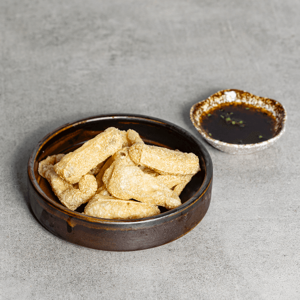 FRIED TOFU WITH SAROJI SAUCE (เต้าหู้ทอดซอสซาโรจิ)