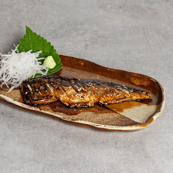 GRILLED MACKEREL WITH SOY SAUCE (ซาบะย่างซีอิ๊ว)