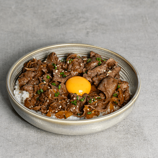 JAPANESE BEEF RICE BOWL (ข้าวหน้าเนื้อ)